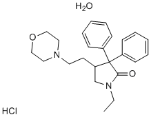 Doxapram hydrochloride hydrate