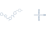 Masitinib mesylate chemical structure