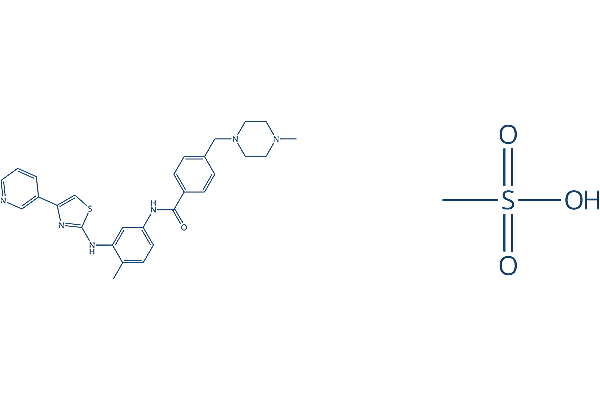 Masitinib mesylate chemical structure