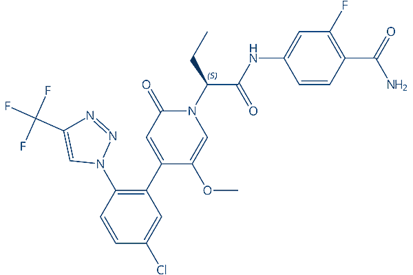 Asundexian chemical structure