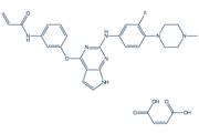Avitinib maleate chemical structure
