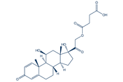 prednisolone hemisuccinate chemical structure