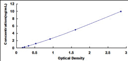 Typical Standard Curve for ARPC4 ELISA (Sandwich)