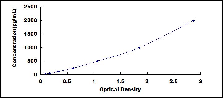 Typical Standard Curve for BMP15 ELISA (Sandwich)