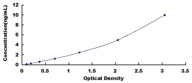 Typical Standard Curve for BDNF ELISA (Sandwich)