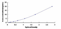 Typical Standard Curve for CCKAR ELISA (Sandwich)