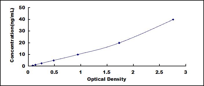 Typical Standard Curve for COL1 ELISA (Sandwich)