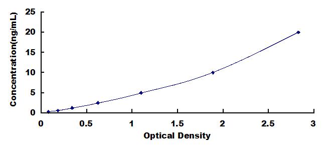 Typical Standard Curve for GPER ELISA (Sandwich)