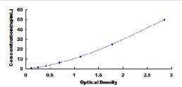 Typical Standard Curve for GCK ELISA (Sandwich)