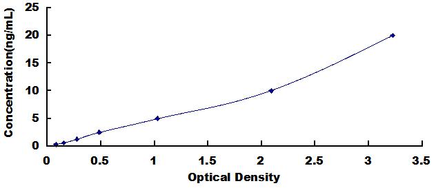 Typical Standard Curve for IAP ELISA (Sandwich)
