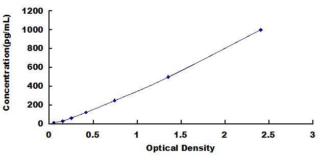 Typical Standard Curve for NT4 ELISA (Sandwich)