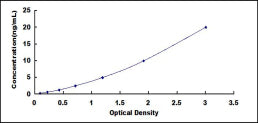 Typical Standard Curve for ODC ELISA (Sandwich)