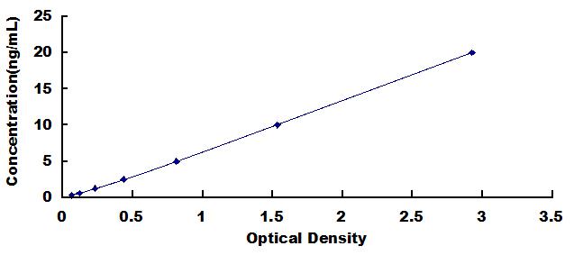 Typical Standard Curve for RGN ELISA (Sandwich)