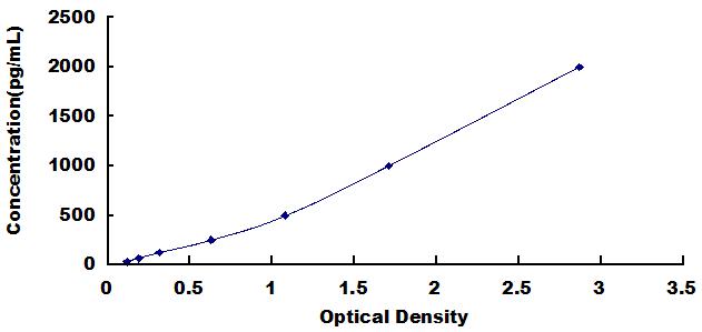 Typical Standard Curve for SULF2 ELISA (Sandwich)