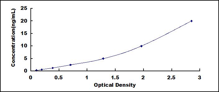 Typical Standard Curve for SYP ELISA (Sandwich)