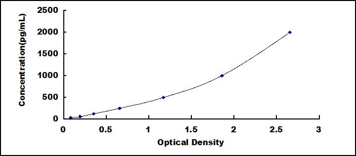 Typical Standard Curve for VGF ELISA (Sandwich)