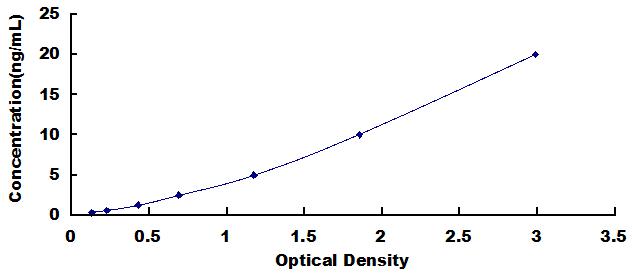 Typical Standard Curve for SYP ELISA (Sandwich)