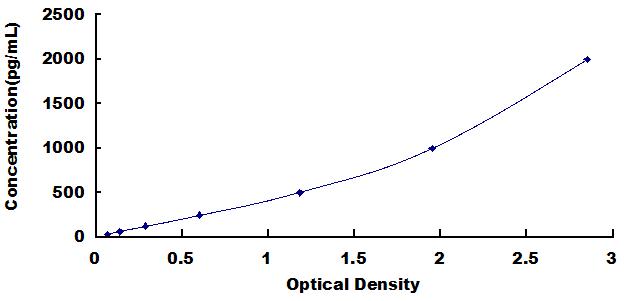 Typical Standard Curve for RAGE ELISA (Sandwich)
