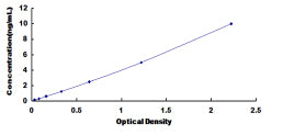 Typical Standard Curve for DNMT1 ELISA (Sandwich)