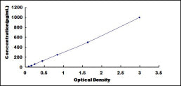 Typical Standard Curve for FGF11 ELISA (Sandwich)