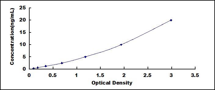 Typical Standard Curve for SMOX ELISA (Sandwich)