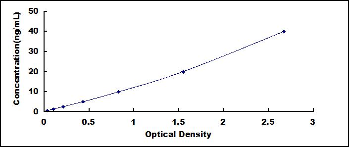 Typical Standard Curve for SYP ELISA (Sandwich)