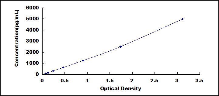 Typical Standard Curve for P53 ELISA (Sandwich)