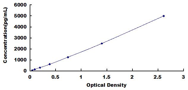Typical Standard Curve for VGF ELISA (Sandwich)