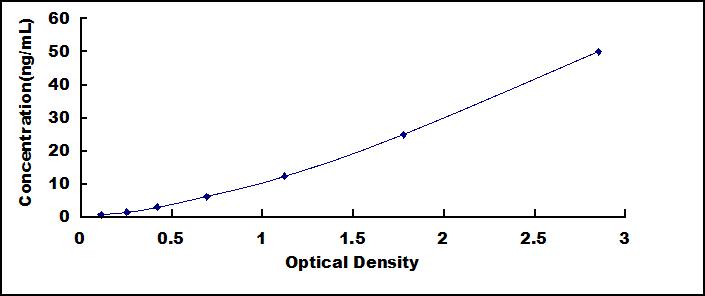 Typical Standard Curve for CYP3A7 ELISA (Sandwich)