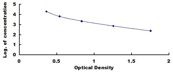 Typical Standard Curve for SYP ELISA (Competitive)