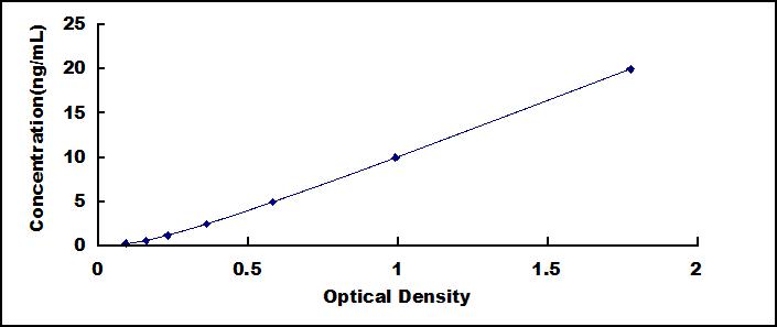 Typical Standard Curve for C5 ELISA (Sandwich)
