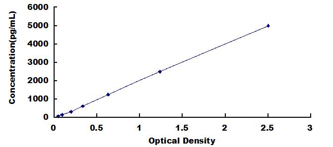 Typical Standard Curve for CYB5D2 ELISA (Sandwich)