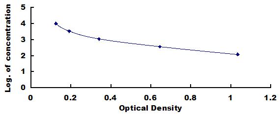Typical Standard Curve for cGMP ELISA (Competitive)