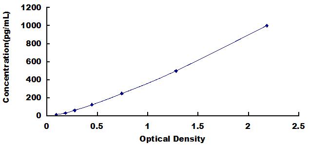 Typical Standard Curve for ASAH2 ELISA (Sandwich)