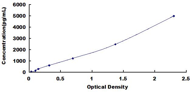 Typical Standard Curve for SEMA4B ELISA (Sandwich)
