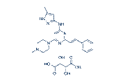 ENMD-2076 L-(+)-Tartaric acid chemical structure