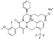 Elagolix sodium