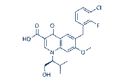 Elvitegravir chemical structure
