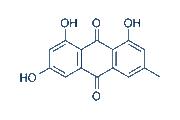 Emodin chemical structure
