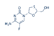 Emtricitabine (FTC) chemical structure