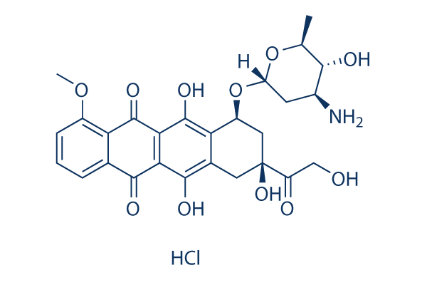 Epirubicin HCl chemical structure