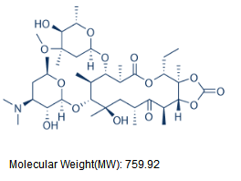 Erythromycin cyclocarbonate