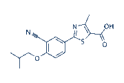 Febuxostat chemical structure