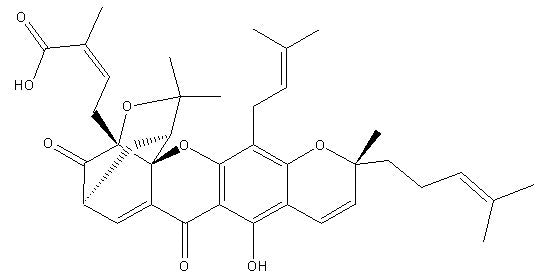 Gambogic Acid chemical structure