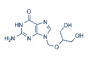 Ganciclovir chemical structure