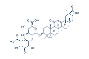 Glycyrrhizin (NSC 167409) chemical structure