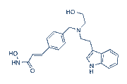 Dacinostat (LAQ824) chemical structure