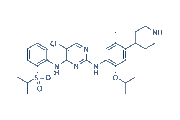 Ceritinib chemical structure
