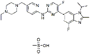Abemaciclib mesylate chemical structure