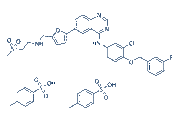 Lapatinib Ditosylate chemical structure